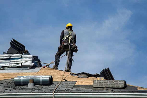 Professional Gutter Installation technician working in Dothan, AL